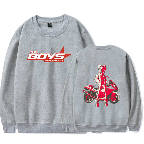 The Boys Merch Long Sleeve Sweatshirt Nitrous Casual Logo Sweatshirts Anime Harajuku Fashion For Women Mens Crewneck