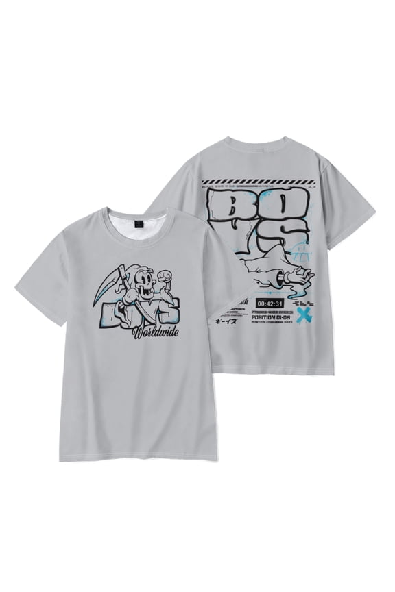 The Boys Merch Meet Death T-Shirt Short Sleeve Men Women Fashion Clothing For Summer