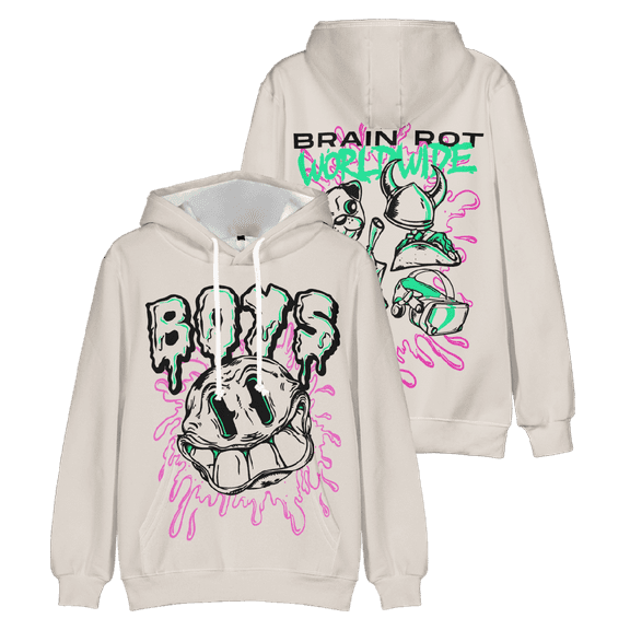 The Boys Merch Monster Smiley Icons Hoodie Fashion Unisex Long Sleeve Pullover Graphic Tops