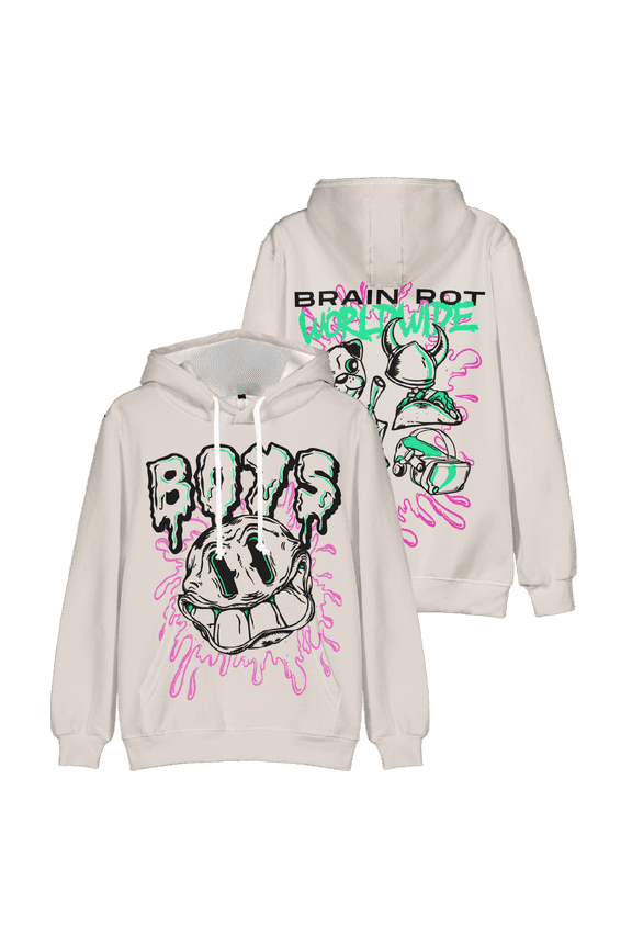 The Boys Merch Monster Smiley Icons Hoodie Fashion Unisex Long Sleeve Pullover Graphic Tops