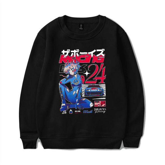 The Boys Merch Sweatshirt Hoodie 2024 Nitrous Racing Sweatshirts Japanese Harajuku Crewneck Women Mens Streetwear