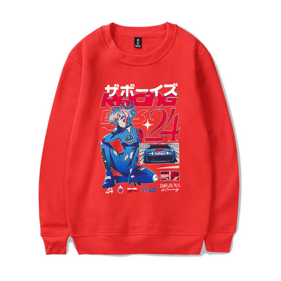 The Boys Merch Sweatshirt Hoodie 2024 Nitrous Racing Sweatshirts Japanese Harajuku Crewneck Women Mens Streetwear
