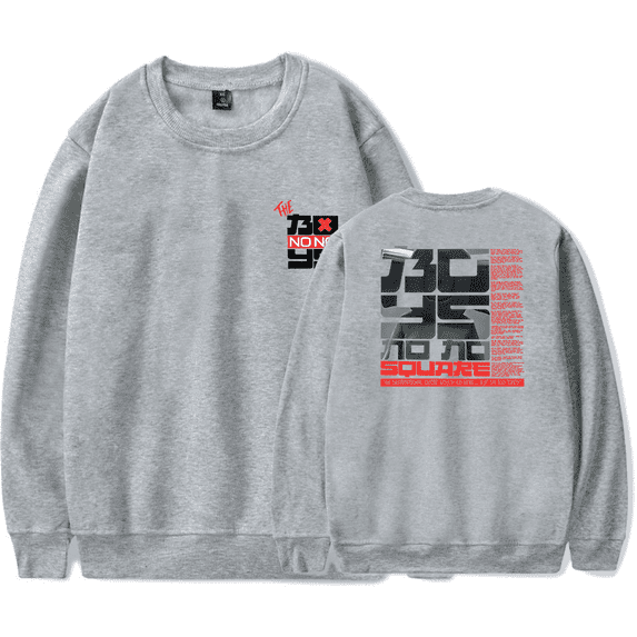 The Boys Merch Sweatshirt No No Square Hoodie Fashion Unisex Men Women Tracksuit Pullover Coat