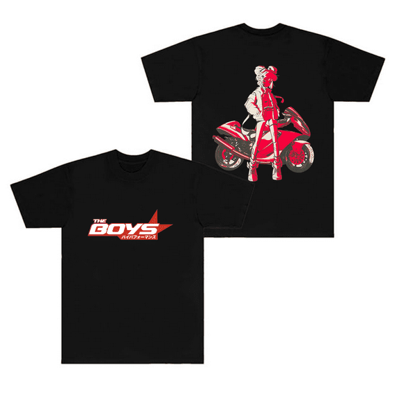 The Boys Merch T-Shirt Nitrous Casual Logo Tees Anime Harajuku Short Sleeve T Shirts Fashion Print Tops For Women Mens