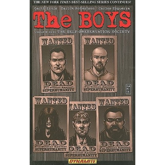 Pre-Owned The Boys Volume 6: The Self-Preservation Society (Paperback) 1606901257 9781606901250