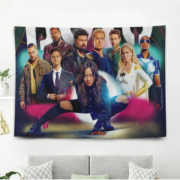 The Boys Wall Tapestry Wall Decor for Bedroom Wall Hanging Birthday Gift 7x5ft 5x3ft