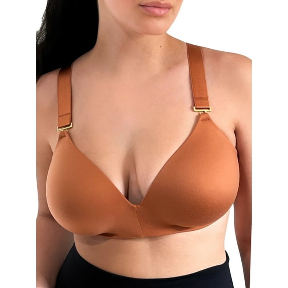 The Bra Lab Wirefree Side Clasping Molded Cup Bra
