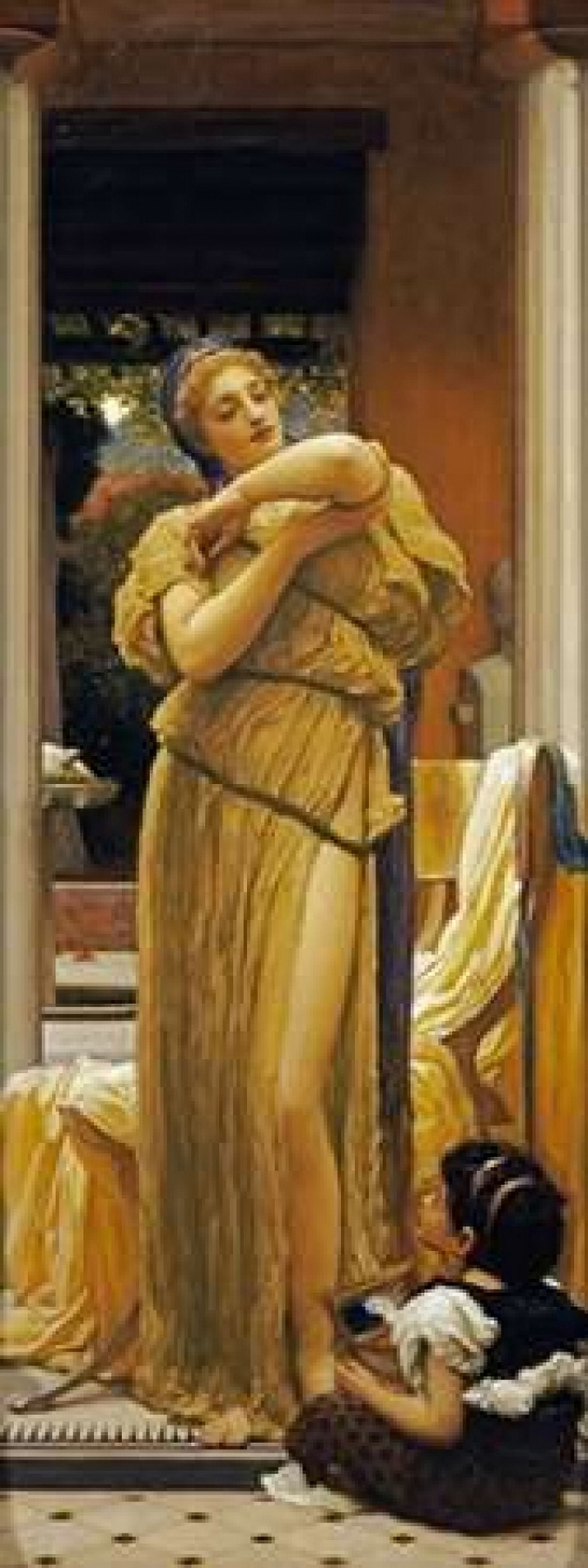 The Bracelet Canvas Art - Lord Frederick Leighton (10 x 20)