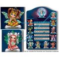 thumbnail image 1 of The Bradford Exchange A Year Of Enchantment Perpetual Calendar Collection NOVEMBER & DECEMBER Fairy Sculpture Set of 2 by Jasmine Becket-Griffith 3.5-Inches Issue #6, 1 of 1