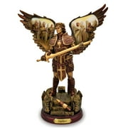 The Bradford Exchange Archangels of Light Bronze Sculpture Collection Issue #29 ZAPHKIEL BEHOLDER OF GOD Inspired by Renaissance Art Hand-Painted with Metallic Highlights 10-inches