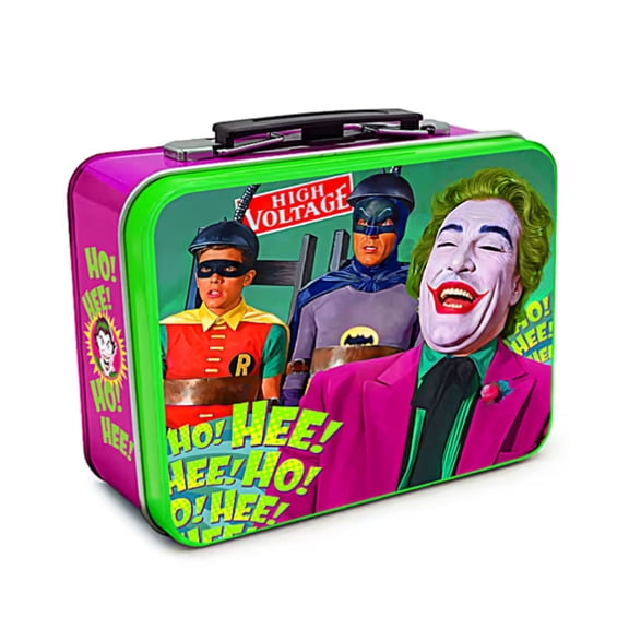 The Bradford Exchange BATMAN Classic TV Series Mini Lunchbox Collection Issue #2 The Joker Lunchbox with Original Retro-style Artwork 5-inches