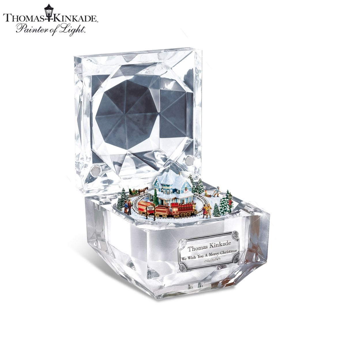 Bradford Exchange Christmas Carols Music Box, Handcrafted Winter