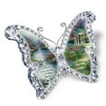 thumbnail image 1 of The Bradford Exchange Crystalline "Gardens of Paradise" Butterfly Sculptures with Artwork by Thomas Kinkade 6-Inches, 1 of 3