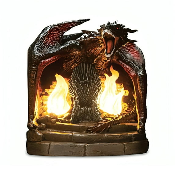 The Bradford Exchange Drogon Game of Thrones Issue #2 Dragon Bookend Collection with LED Lighting 5"-Inches