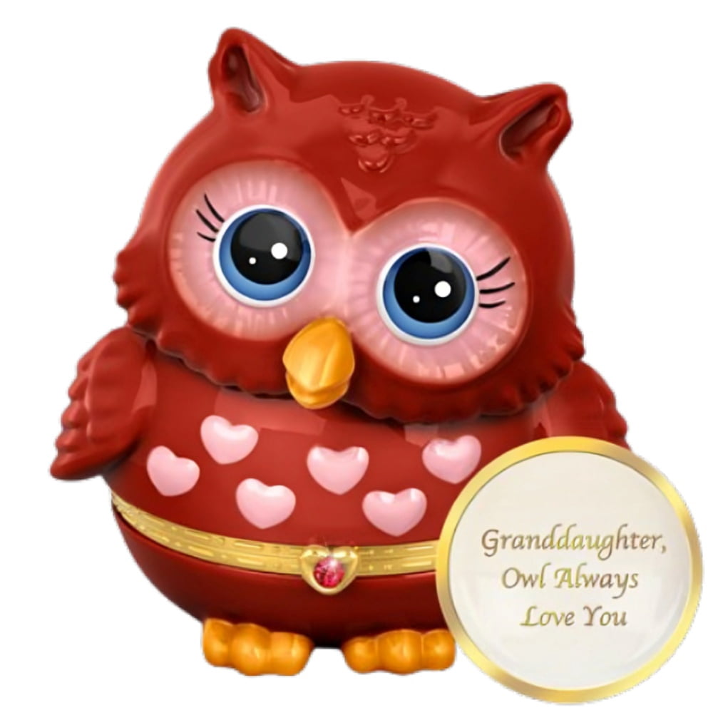 The Bradford Exchange Granddaughter Owl Always Love You Birthstone