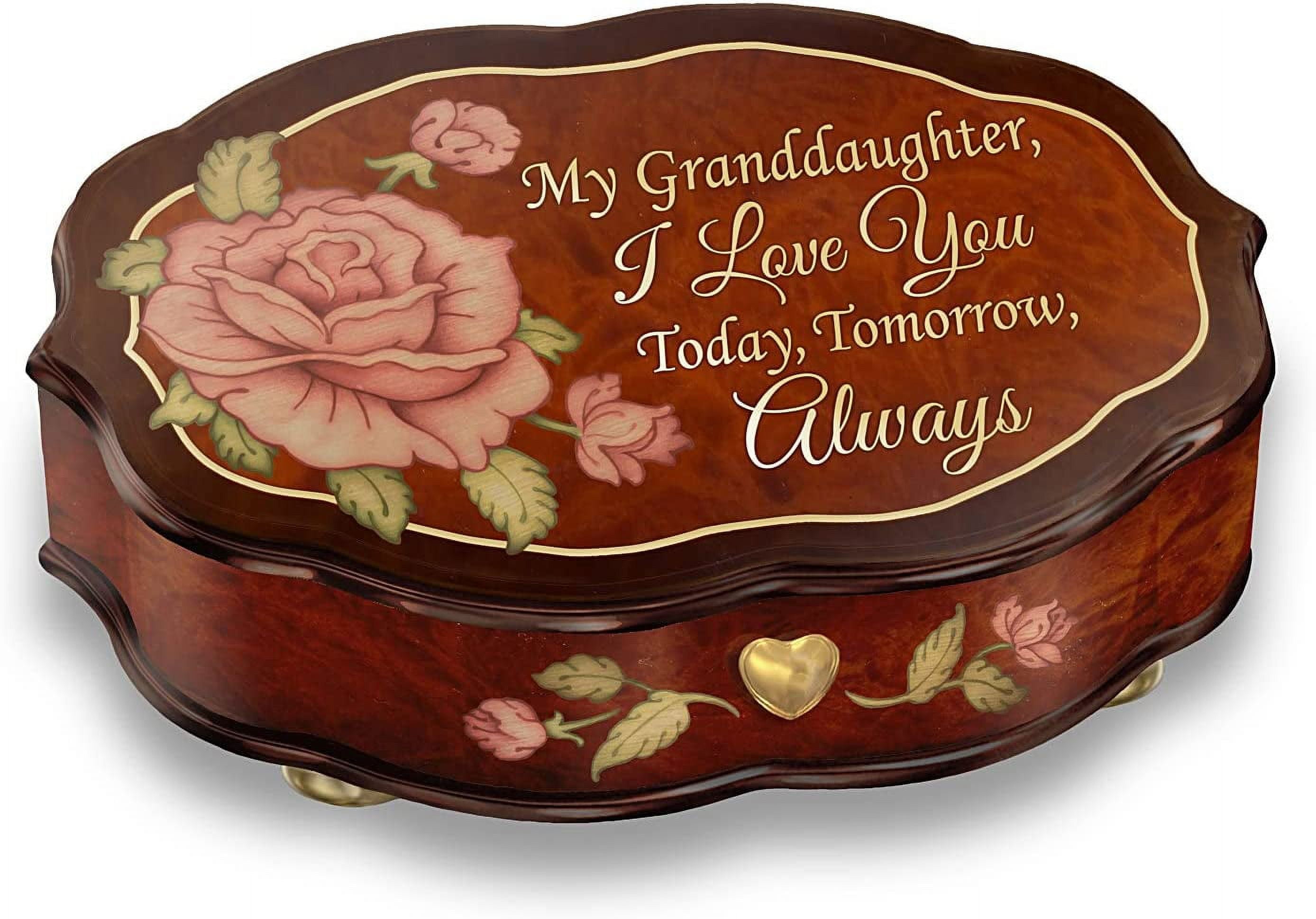 The Bradford Exchange I Love You Always Granddaughter Music Box 6