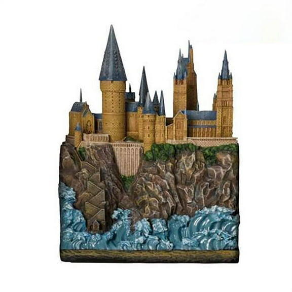 The Bradford Exchange Journey To Hogwarts Harry Potter Illuminated Bookend Castle #2 5-inches