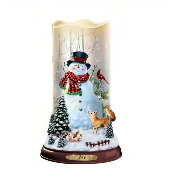 The Bradford Exchange Joy Flameless Candles With Snowflake Projectors Issue #2