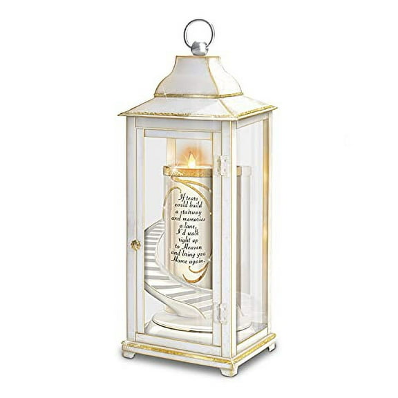 The Bradford Exchange Loving Remembrance Illuminated Lantern 10-inches