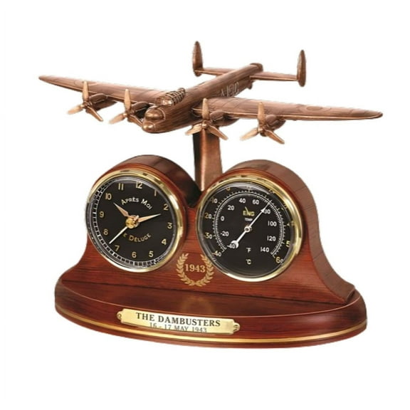 The Bradford Exchange The Dambusters Masterpiece Clock: Courageous Heroes of the Skies Tribute 9.4-Inches