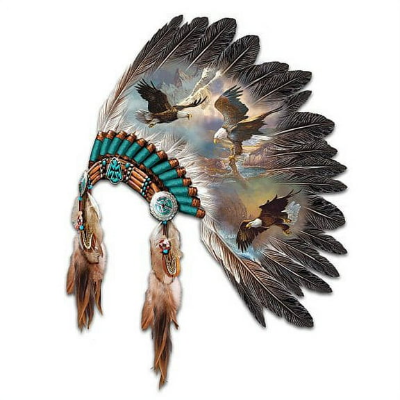 The Bradford Exchange The Soaring Spirits by Ted Blaylock Eagle Art Wall Decor 9.25-inches