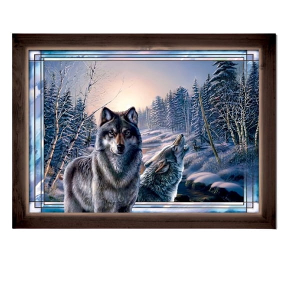 The Bradford Exchange Twilight Gathering Guardians of the Wild Wall Decor Collection Issue #1 by James Meger 10.75" W x 8" H