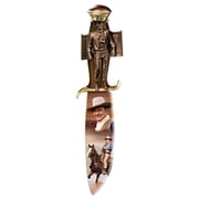 The Bradford Exchange Western Legend John Wayne Collectible Knife Replica by David Sutton 10.5-inches