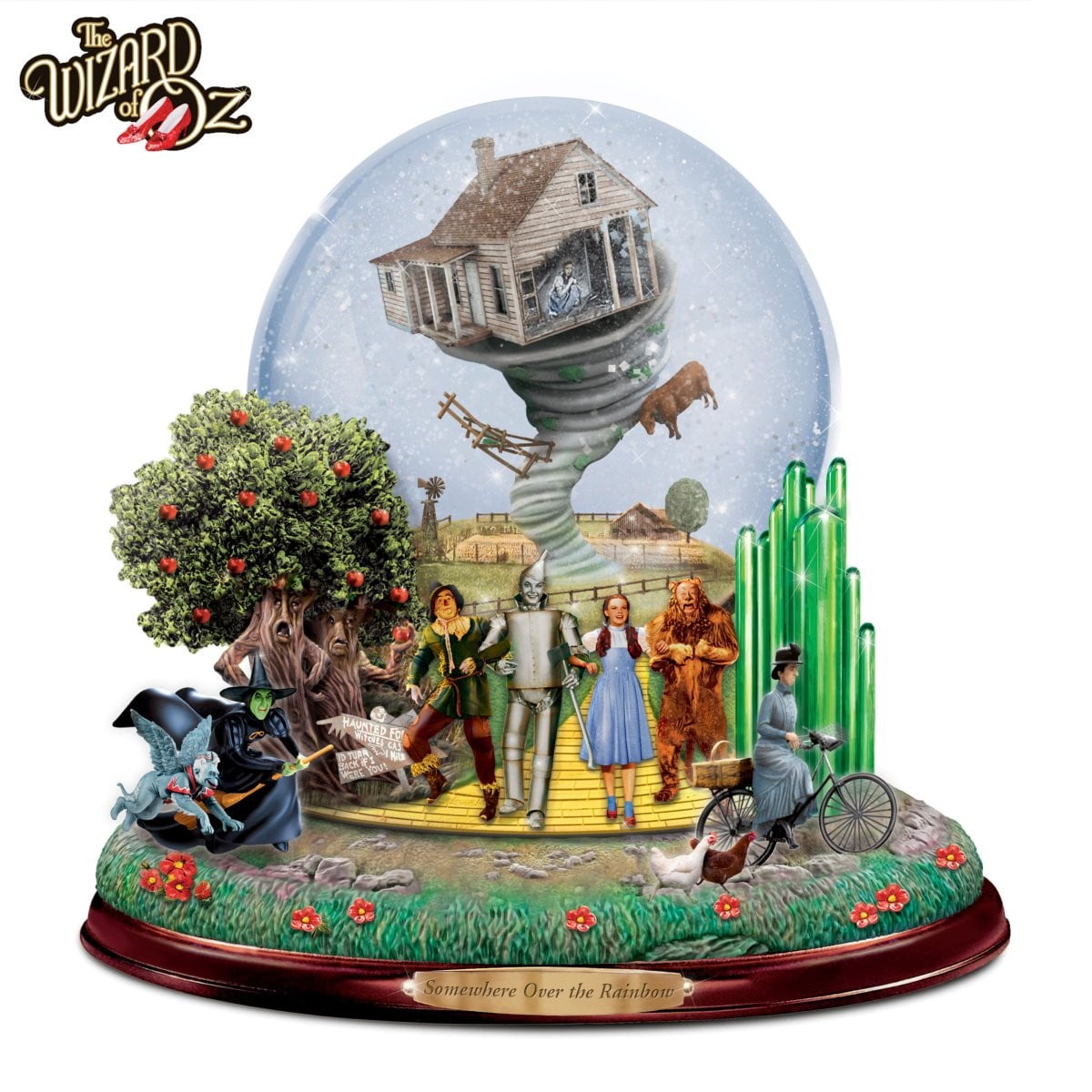Bradford Exchange Rotating Snow Globe, Multicolor - Walmart.com