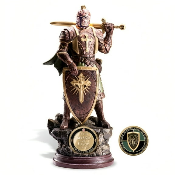 The Bradford Exchange Word of God Armor of God Religious Sculpture Collection Issue #4 12-Inches