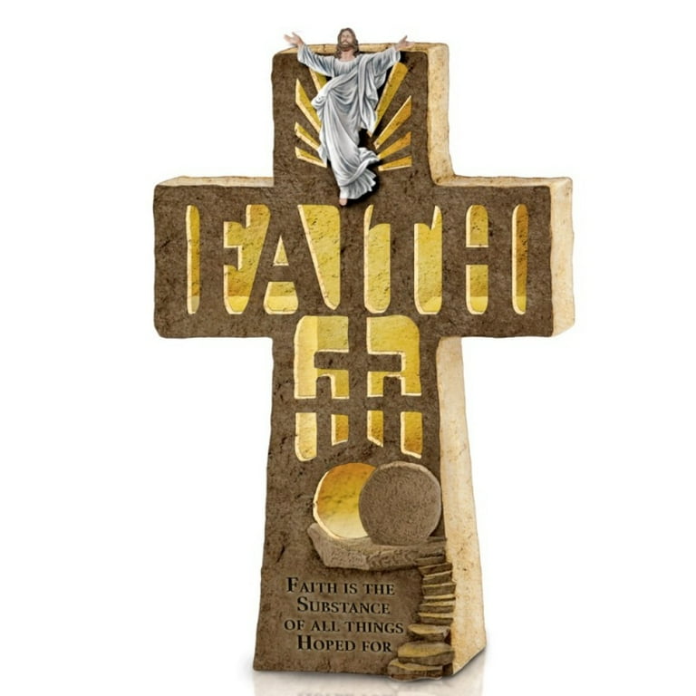 The Bradford Exchange Words Of Faith Cross Religious