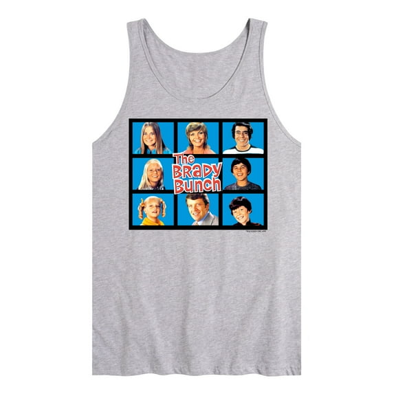 The Brady Bunch TV Show - Classic Hollywood Squares - Family - Men's Jersey Tank Top