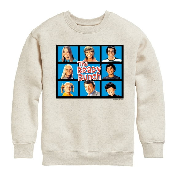 The Brady Bunch TV Show - Classic Hollywood Squares - Family - Toddler And Youth Crewneck Fleece Sweatshirt