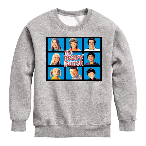 The Brady Bunch TV Show - Classic Hollywood Squares - Family - Toddler And Youth Crewneck Fleece Sweatshirt