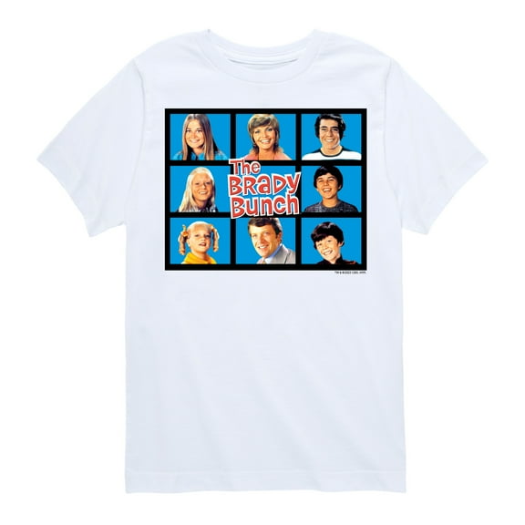 The Brady Bunch TV Show - Classic Hollywood Squares - Family - Toddler And Youth Short Sleeve Graphic T-Shirt