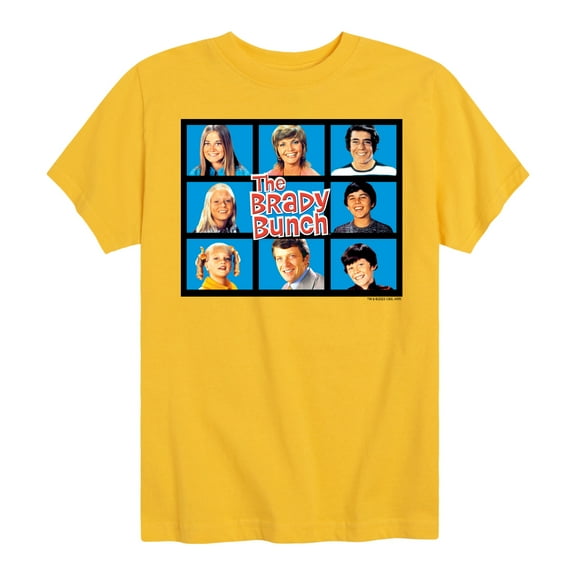 The Brady Bunch TV Show - Classic Hollywood Squares - Family - Toddler And Youth Short Sleeve Graphic T-Shirt