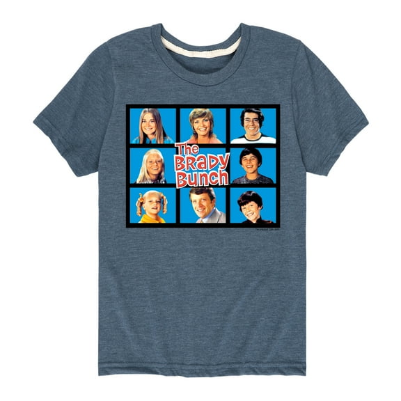 The Brady Bunch TV Show - Classic Hollywood Squares - Family - Toddler And Youth Short Sleeve Graphic T-Shirt