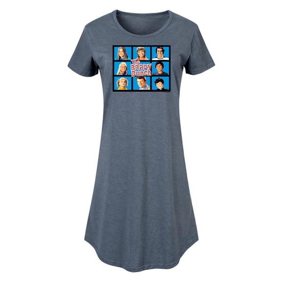 The Brady Bunch TV Show - Classic Hollywood Squares - Family - Women's Any Way Dress