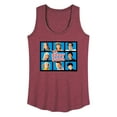 thumbnail image 1 of The Brady Bunch TV Show - Classic Hollywood Squares - Family - Women's Racerback Tank Top, 1 of 5