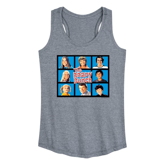 The Brady Bunch TV Show - Classic Hollywood Squares - Family - Women's Racerback Tank Top