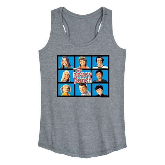 The Brady Bunch TV Show - Classic Hollywood Squares - Family - Women's Racerback Tank Top