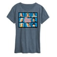 thumbnail image 1 of The Brady Bunch TV Show - Classic Hollywood Squares - Family - Women's Short Sleeve Graphic T-Shirt, 1 of 5