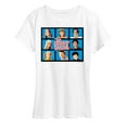 thumbnail image 1 of The Brady Bunch TV Show - Classic Hollywood Squares - Family - Women's Short Sleeve Graphic T-Shirt, 1 of 5