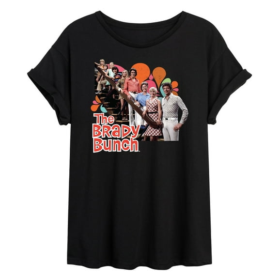 The Brady Bunch TV Show - Family Photo - Juniors Ideal Flowy Muscle T-Shirt