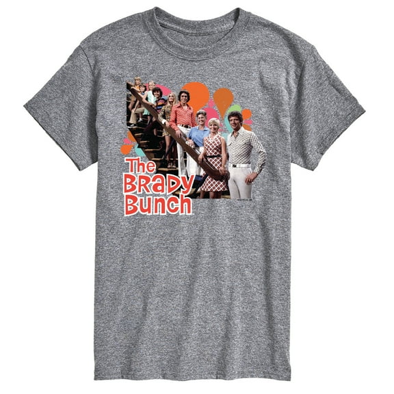 The Brady Bunch TV Show - Family Photo - Men's Short Sleeve Graphic T-Shirt