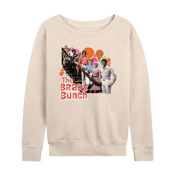 The Brady Bunch TV Show - Family Photo - Women's Lightweight French Terry Long Sleeve Shirt