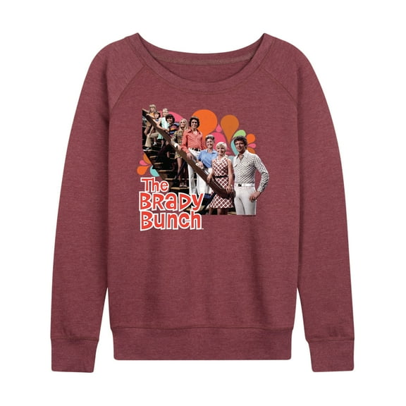 The Brady Bunch TV Show - Family Photo - Women's Lightweight French Terry Long Sleeve Shirt