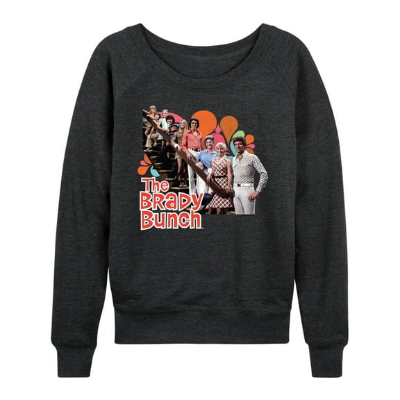 The Brady Bunch TV Show - Family Photo - Women's Lightweight French Terry Long Sleeve Shirt