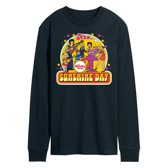 The Brady Bunch - The Brady Kids - Sunshine Day - Vintage Cartoon Band - Men's Long Sleeve T-Shirt