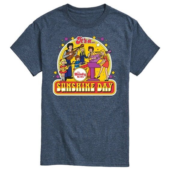The Brady Bunch - The Brady Kids - Sunshine Day - Vintage Cartoon Band - Men's Short Sleeve Graphic T-Shirt