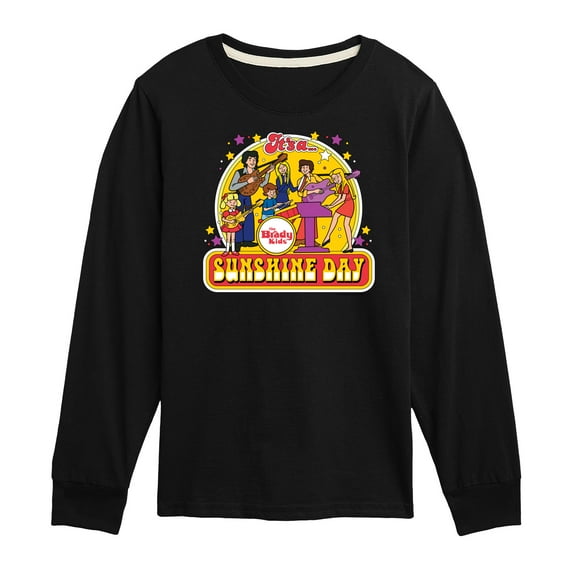 The Brady Bunch - The Brady Kids - Sunshine Day - Vintage Cartoon Band - Toddler And Youth Long Sleeve Graphic T-Shirt